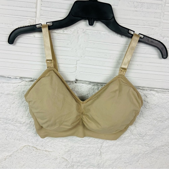ISABEL MATERNITY nude stretch padded, nursing bra size medium - Picture 11 of 16